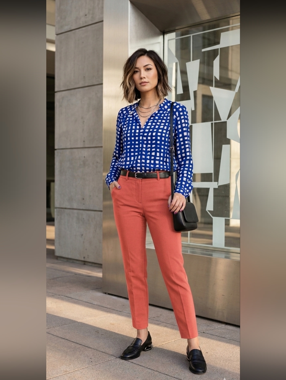 PLEIONE Not Squared Blouse, Size XS